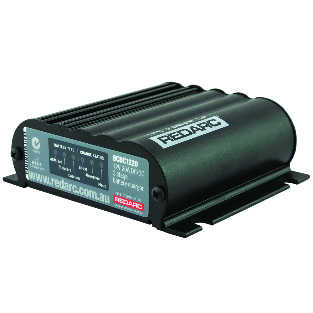 REDARC BCDC1220 DC Battery to Battery Charger 20A (Ignition Controlled)