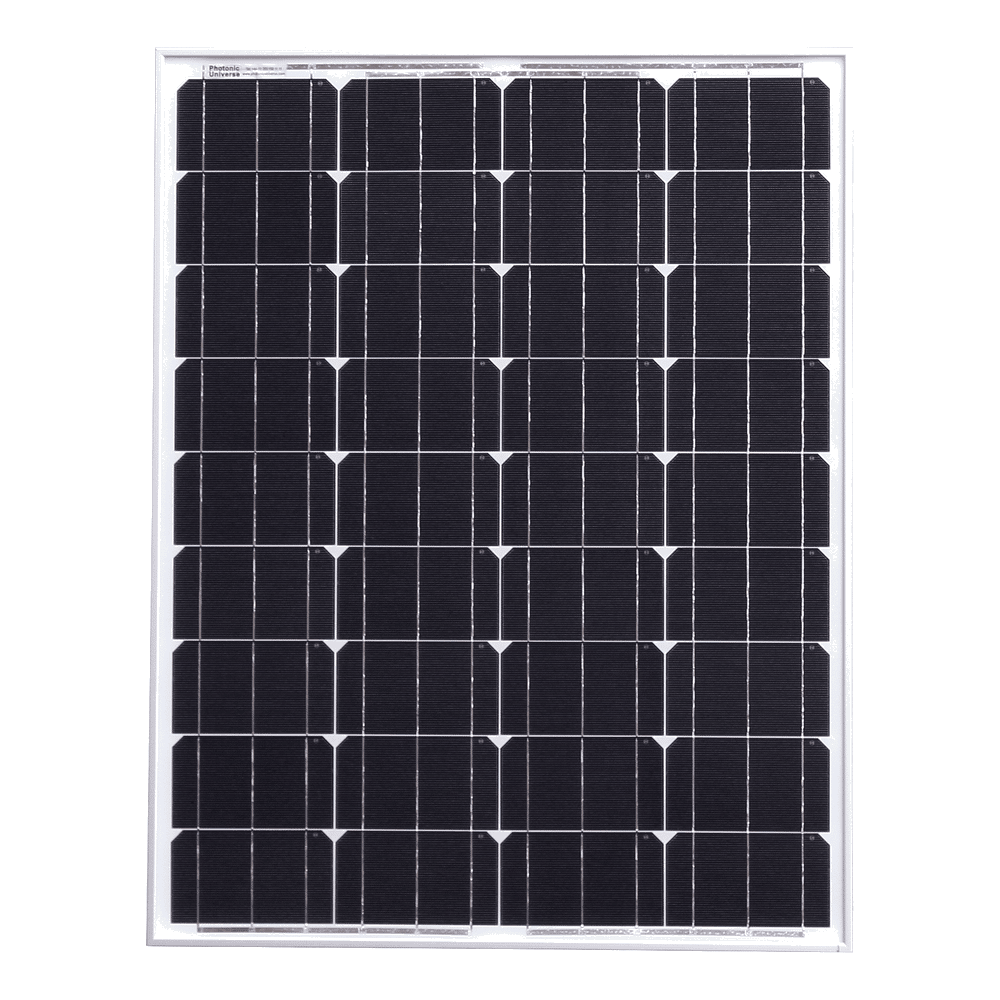 80W 12V Solar Panel With 5m Cable For Caravans, Boats & Motorhomes