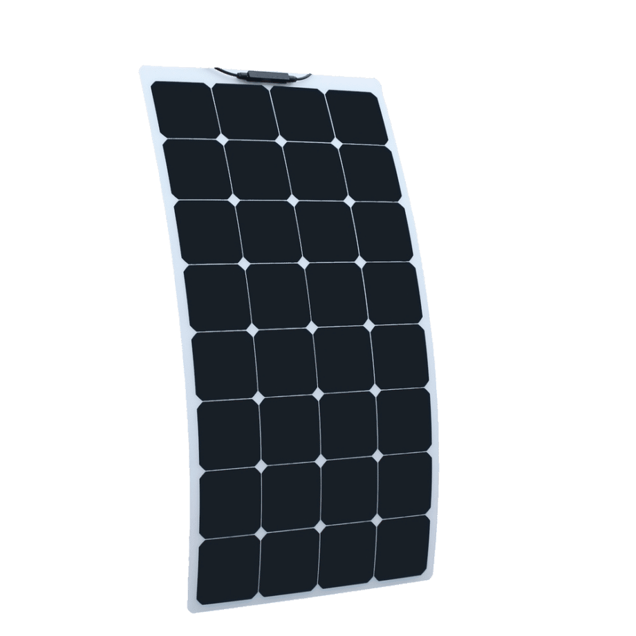 100W 12V Semi Flexible Solar Panel