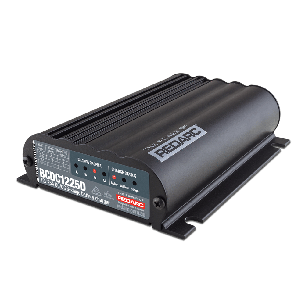 REDARC BCDC1225D DC Battery to Battery Charger 25A (Dual input)