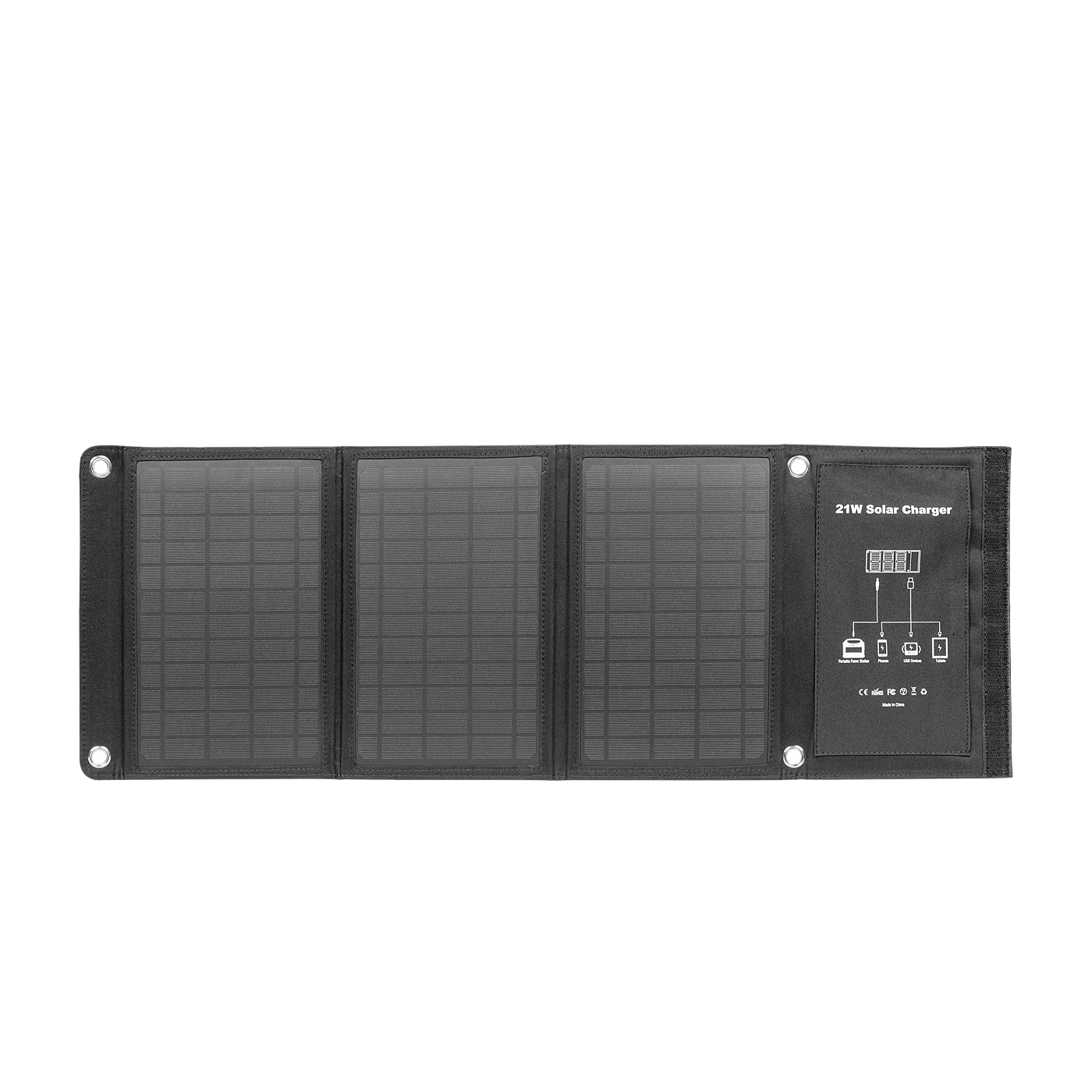 12V Folding Solar Panel 21W