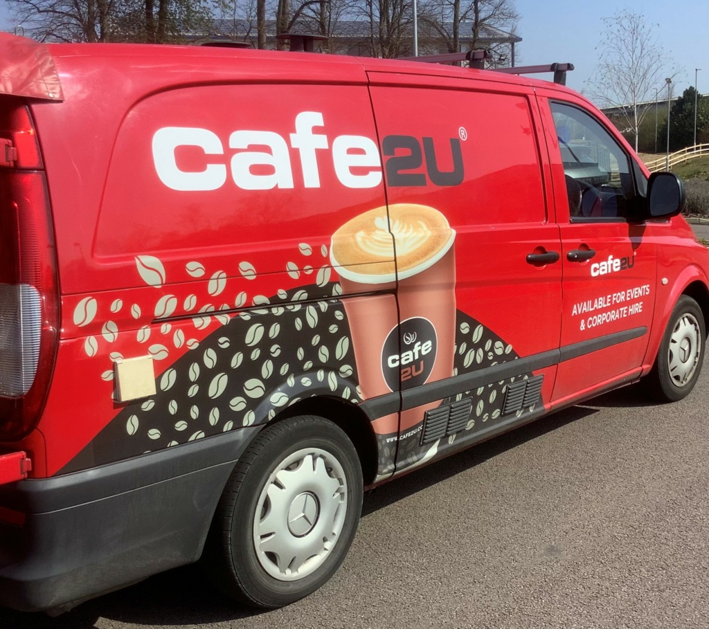 Cafe2U is the UK’s premier mobile coffee provider and coffee van franchise serving fresh coffee every day, nationwide with a little help from Portable Power Technology.